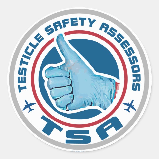 Adesivo Logotipo de TSA - assessores da segurança do (Frente)