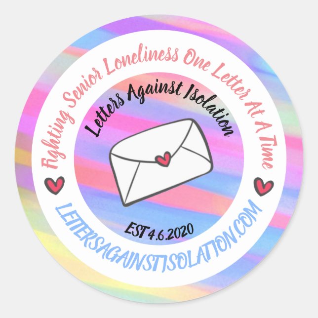 Adesivo Logotipo do Aniversário da LAI (Frente)