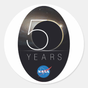 Adesivo Logotipo do aniversário da NASA 50th