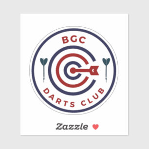 Adesivo Logotipo Do BGC (Bonafacio Global City) Dart Club