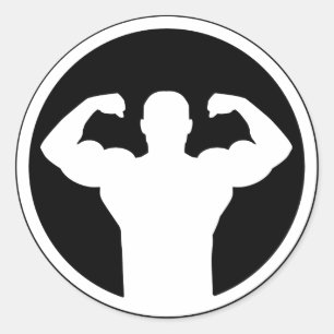 Adesivo Logotipo do Bodybuilding