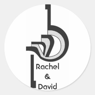Adesivo Logotipo do casamento