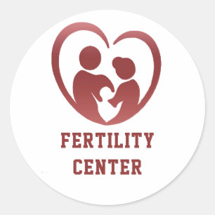 Adesivo 👶 Logotipo do Centro de Fertilidade para Medicina