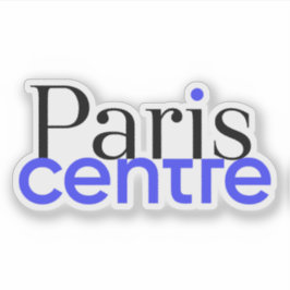 Adesivo Logótipo do Centro de Paris (n.os 1, 2, 3 e 4)