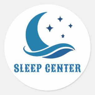 Adesivo 🌙 Logotipo do Centro de Sono para Clínica de Medi