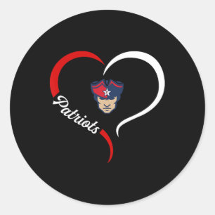 Adesivo Logotipo do Condado de Paulding Patriots Half Hear