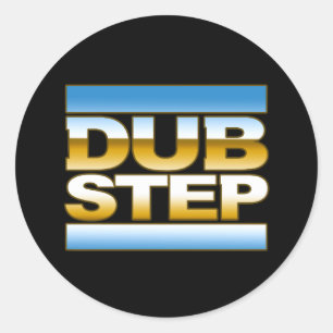 Adesivo Logotipo do cromo de DUBSTEP