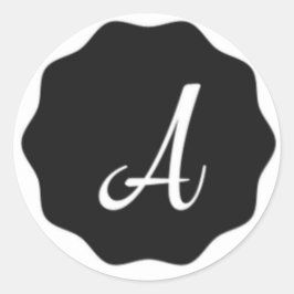 Adesivo Logótipo do designer da letra A