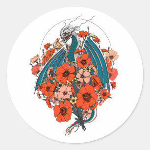 Adesivo Logotipo do Dragão Asiático