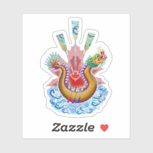 Adesivo Logotipo do Dragon Boat Canadense