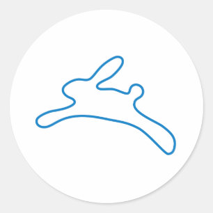 Adesivo Logotipo do Freenet Bunny