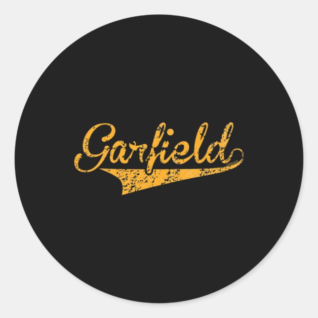 Adesivo Logotipo do Garfield Sports (Frente)