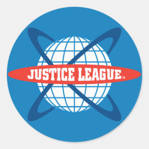 Adesivo Logotipo do Globo da Liga da Justiça