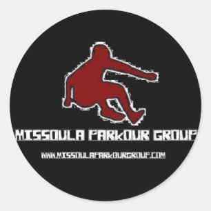 Adesivo Logotipo do grupo de Missoula Parkour