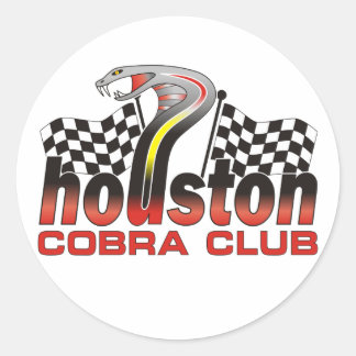 Adesivo Logotipo do Houston Cobra Club - dezembro de 2009
