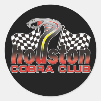 Adesivo Logotipo do Houston Cobra Club - dezembro de 2009