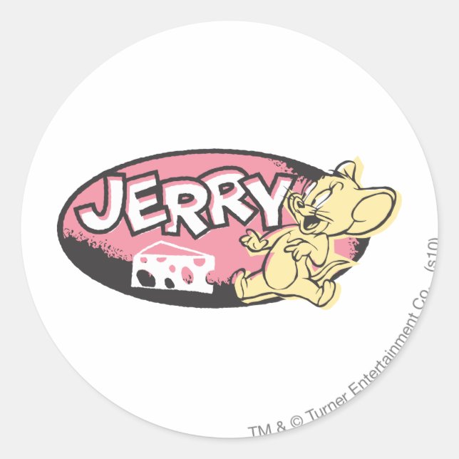 Adesivo Logotipo do Jerry Cheese (Frente)
