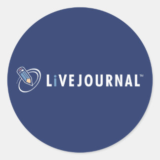 Adesivo Logotipo do LiveJournal na horizontal