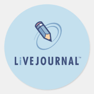 Adesivo Logotipo do LiveJournal Vertical