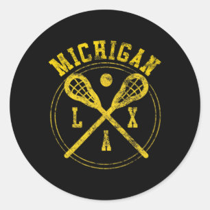 Adesivo Logotipo do Michigan Lacrosse Lax