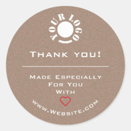 Adesivo Logotipo do Minimalista Clean Vintage Red Heart Ob