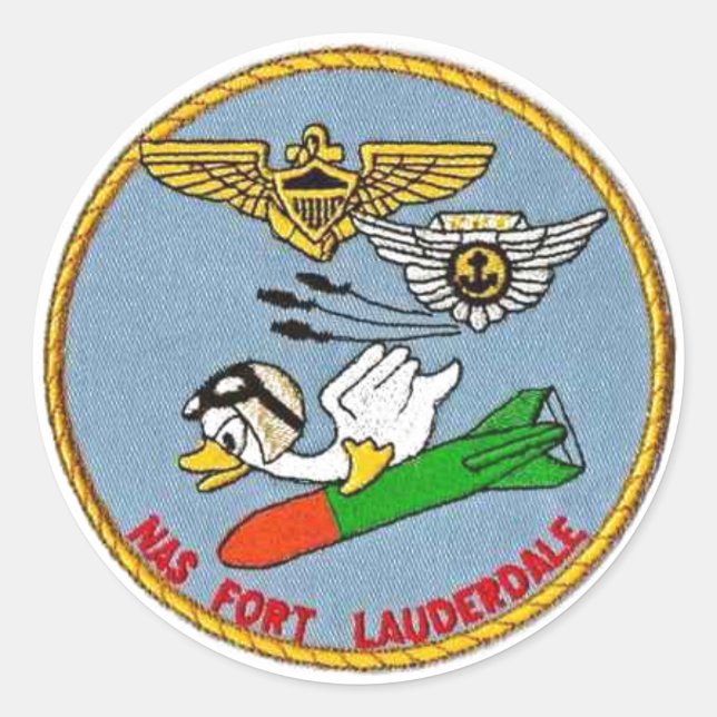 Adesivo Logotipo do NAS Fort Lauderdale (Frente)