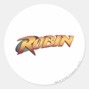 Adesivo Logotipo do nome Robin