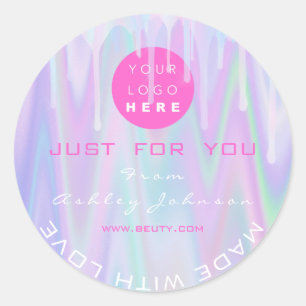 Adesivo Logotipo do Obrigado Drives Líquidos Hológrafo F