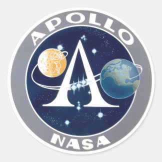 Adesivo Logotipo do Programa Apollo