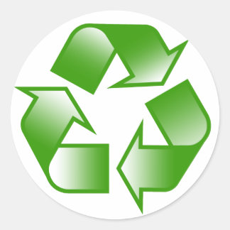 Adesivo Logotipo do reciclar