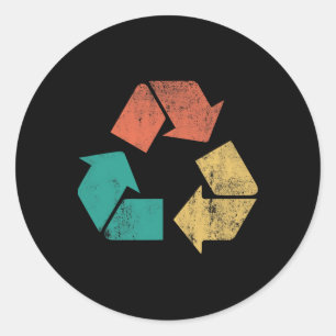 Adesivo Logotipo do Reciclar Retroativo Protege Homens do 