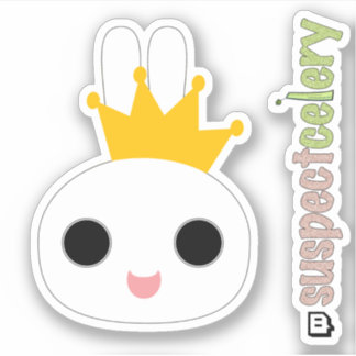 Adesivo Logotipo do Rei Bunny / Rainha Bunny Emote Suspect