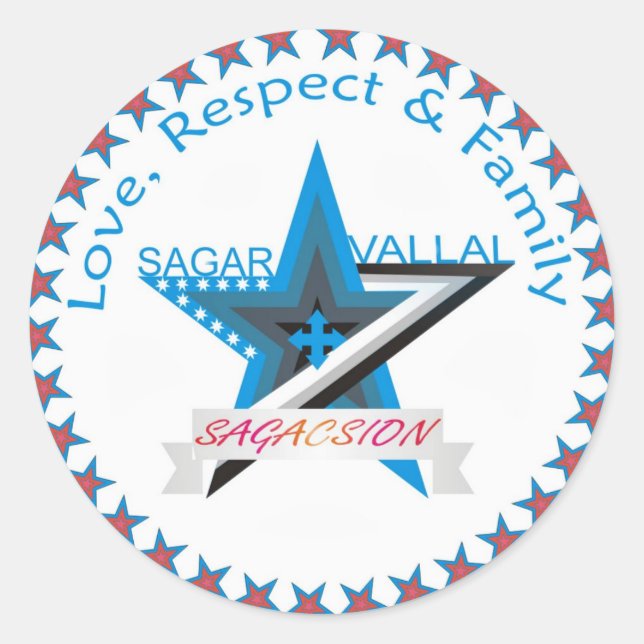 Adesivo Logotipo do Respeito Vallal Sagar (Frente)