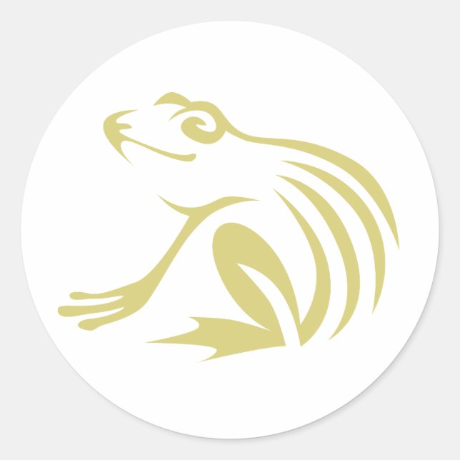 Adesivo Logotipo do Sapo verde (Frente)