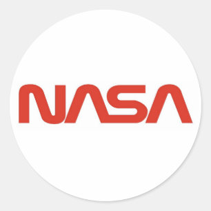 Adesivo Logotipo do sem-fim vermelho da NASA