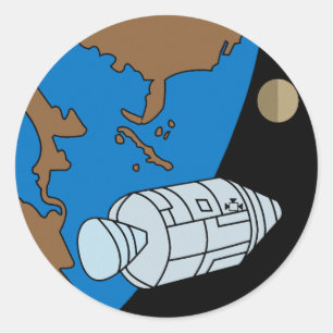 Adesivo Logotipo do Símbolo da Missão Apollo 1