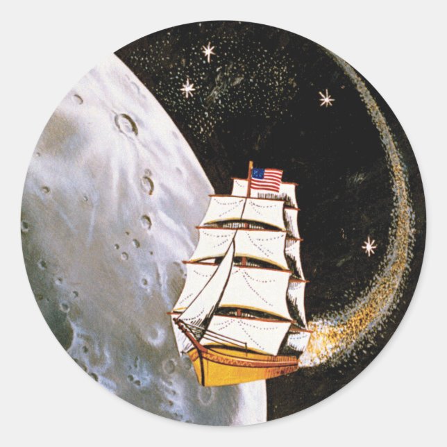 Adesivo Logotipo do Símbolo da Missão Apollo 12 (Frente)
