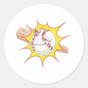 Adesivo Logotipo do softball