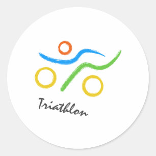 Adesivo Logotipo do Triathlon