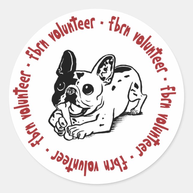 Adesivo Logotipo do voluntário FBRN (Frente)