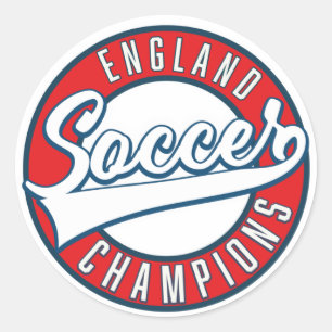 Adesivo logotipo dos Campeões de Futebol da Inglaterra