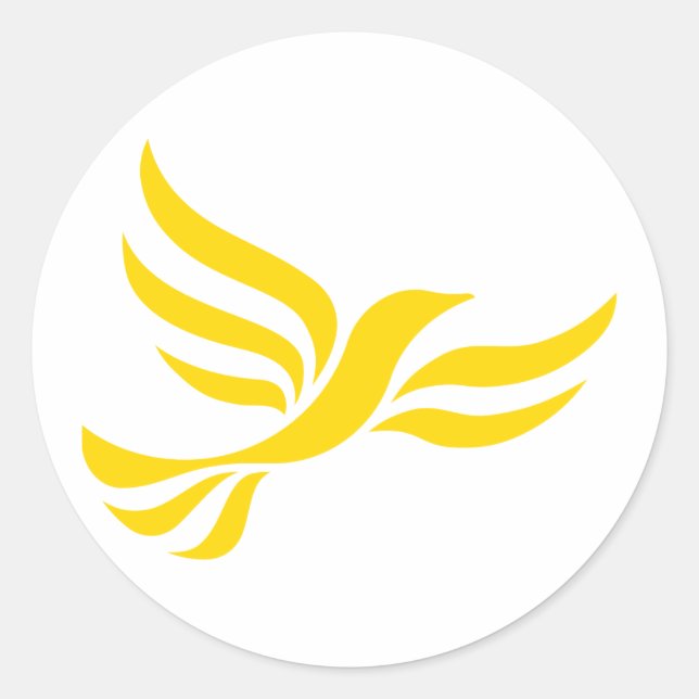 Adesivo Logotipo dos Democratas Liberais (Frente)