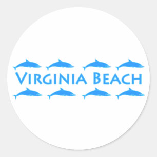 Adesivo Logotipo dos golfinhos de Virginia Beach
