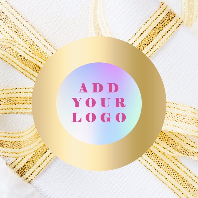 Adesivo logotipo Dourado para empresas (Criador carregado)