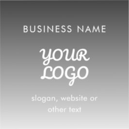 Adesivo Logotipo e texto do Promocional moderno | Cor edit