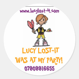 Adesivo logotipo em andamento, LUCY LOST-ITWAS NA MINHA FE