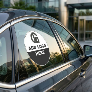 Adesivo Logotipo Empresarial Minimalista Carro Profissiona
