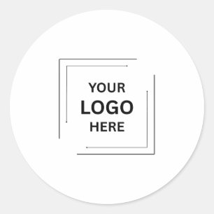 Adesivo Logotipo Empresarial   Moderno Minimalista Branco 