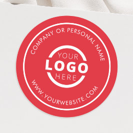 Adesivo Logotipo Empresarial Personalizado de Cor Promocio