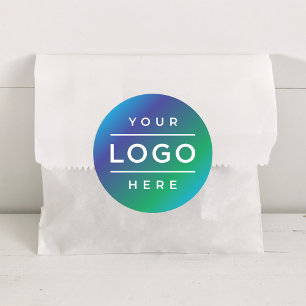 Adesivo Logotipo Empresarial Personalizado em Círculo e Co